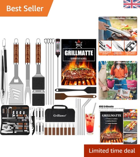 Piece stainless steel bbq - 30-piece,