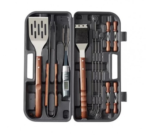 17pc bbq tool set - bbq, with