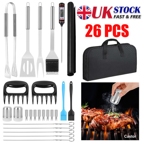 26pc bbq tool set - bbq, stainless