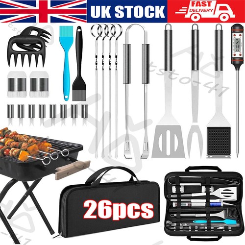 26x stainless steel bbq grill - stainless,