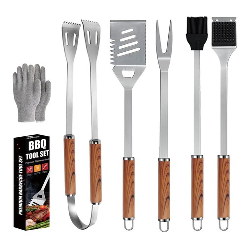 Bbq tools set - bbq, stainless