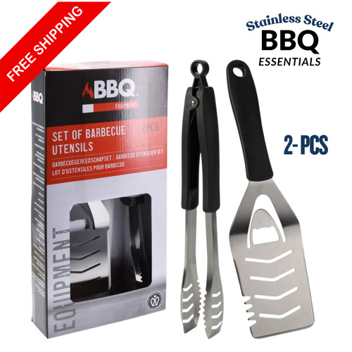 Bbq tool set stainless steel - stainless,