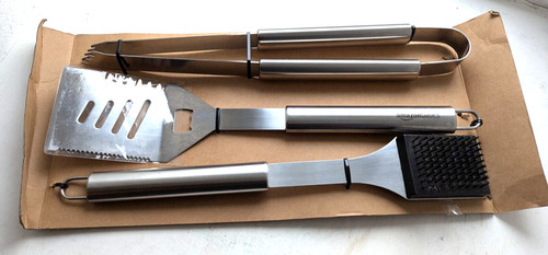 Bbq tool set stainless - tool,