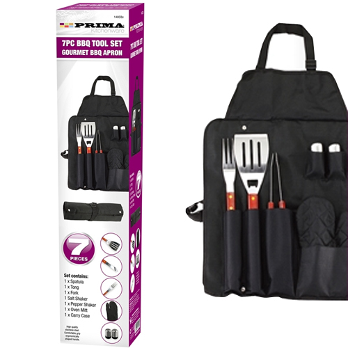 7pc bbq tool set barbecue - 7pc,