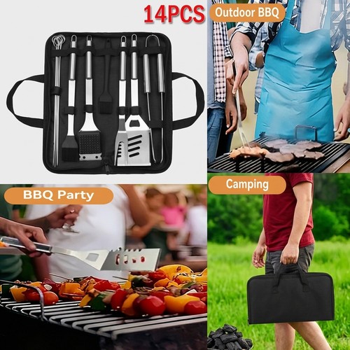 14x stainless steel bbq grill - stainless,