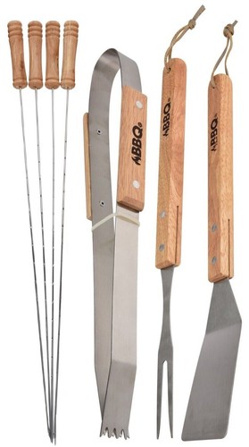 7pcs bbq tool set outdoor - bbq,