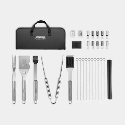 Vonhaus 30pc bbq tool - vonhaus,