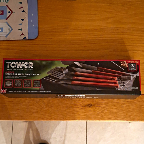 Tower piece bbq tool set - tower,
