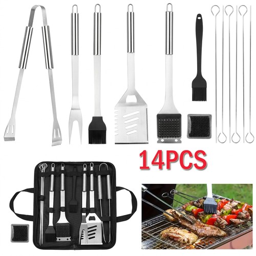 14pcs bbq tool - 14pcs, stainless