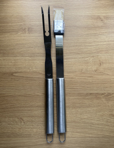 2pc stainless steel barbecue - 2pc,