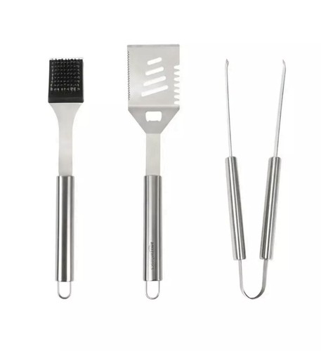 Bbq tool set stainless steel - tool,