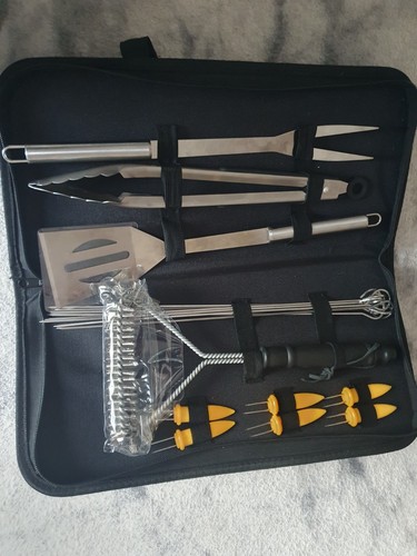 Stainless steel bbq tool set - bbq,