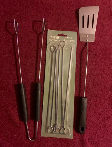 Tesco bbq tool set - tool,