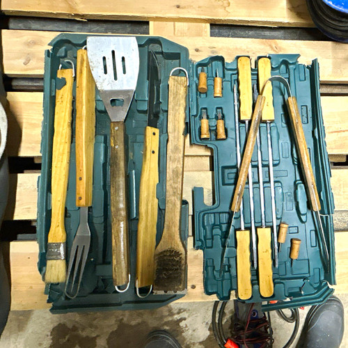 Bbq tool set - bbq, case