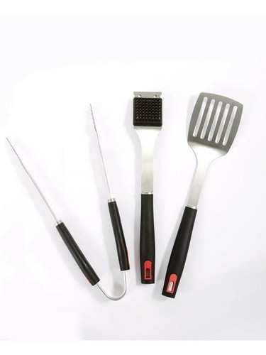Piece bbq grill tool set - 3,